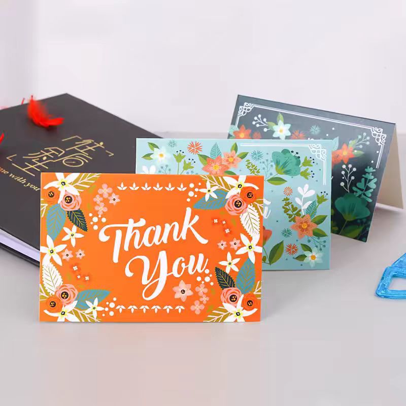 1.luxury Paper Christmas Gift Postcard Greeting Cards With Envelope Thank You Card For Small Business Customized Business Card (1)